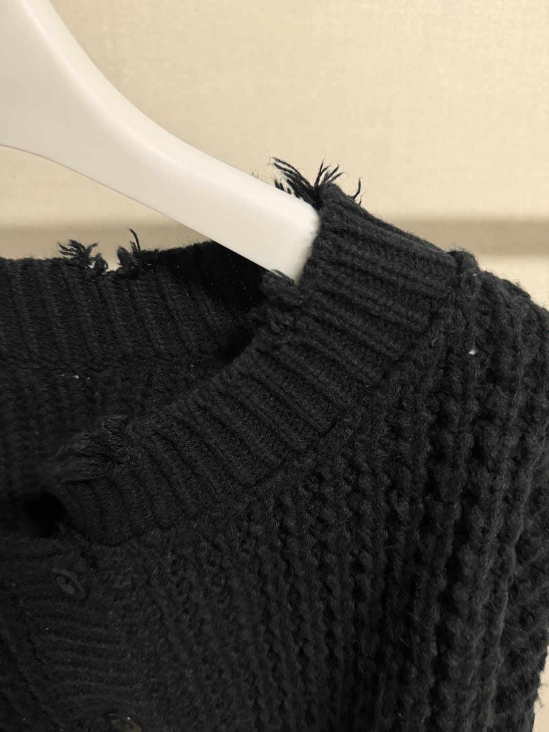 빈티지 크롭 니트 가디건 상품이미지5