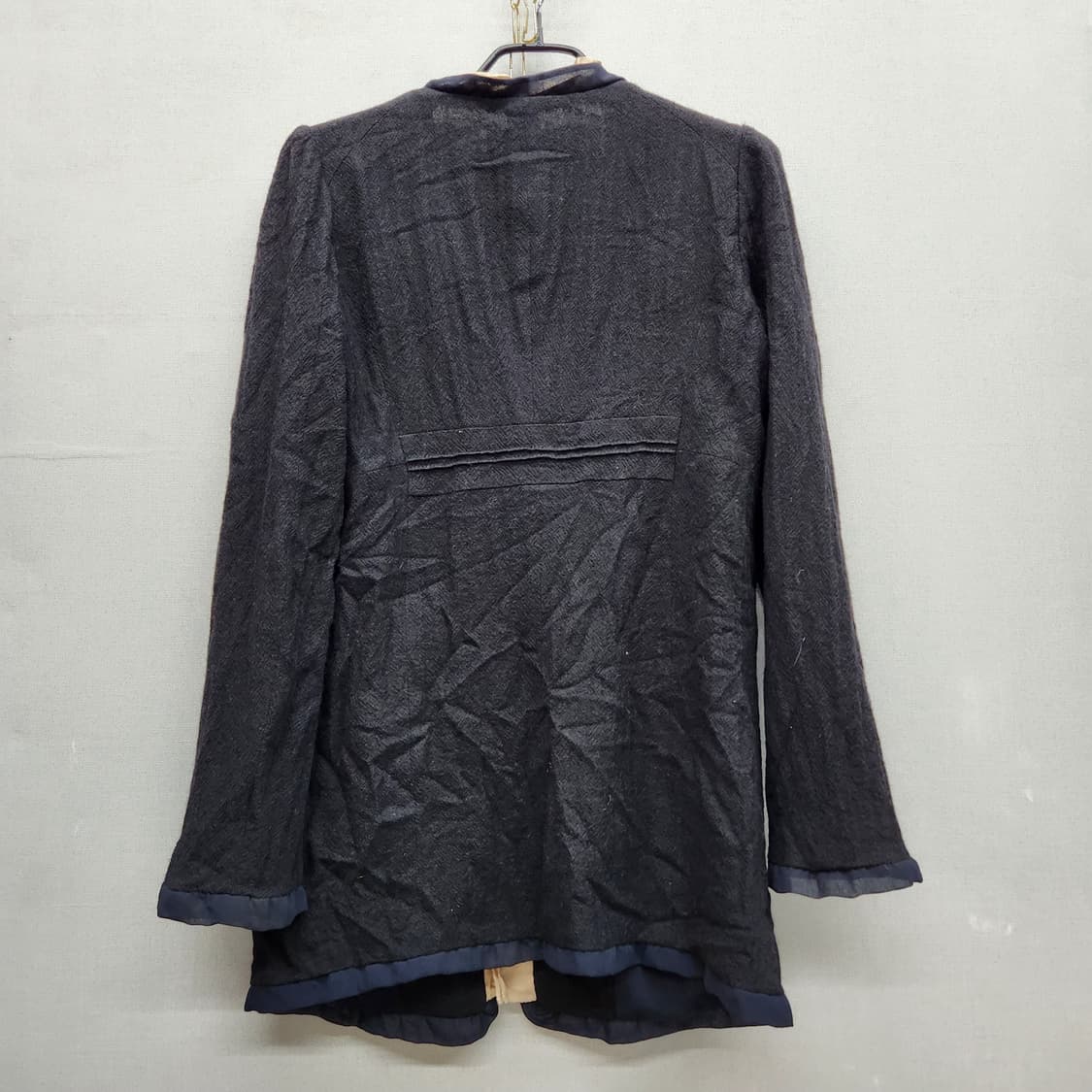 한섬 시스템 프릴 티테일 모 자켓 S~M 상품이미지4