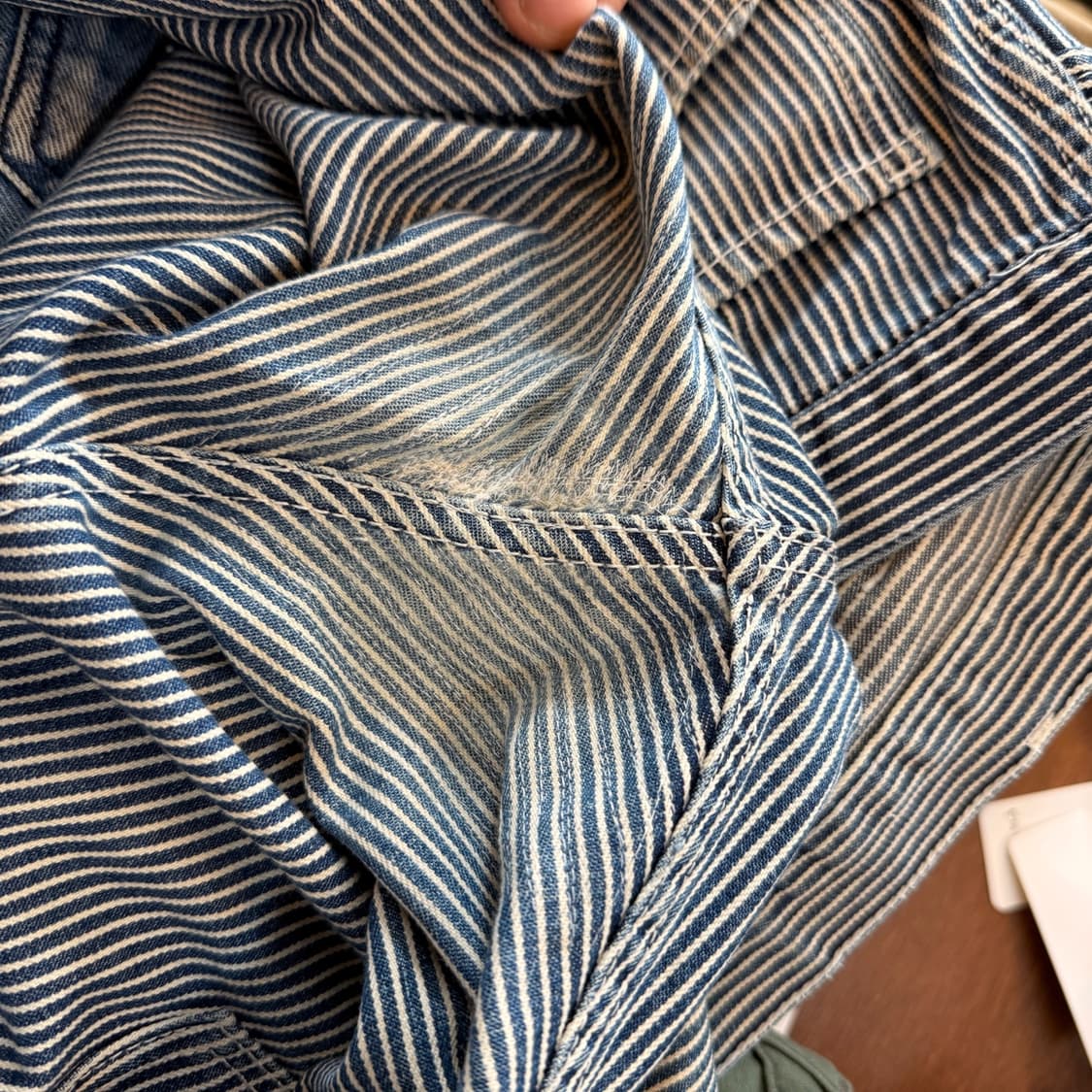 베이프 파이러츠 히코리 워크팬츠 체인스티치 디테일 XXL , 40 41 상품이미지10