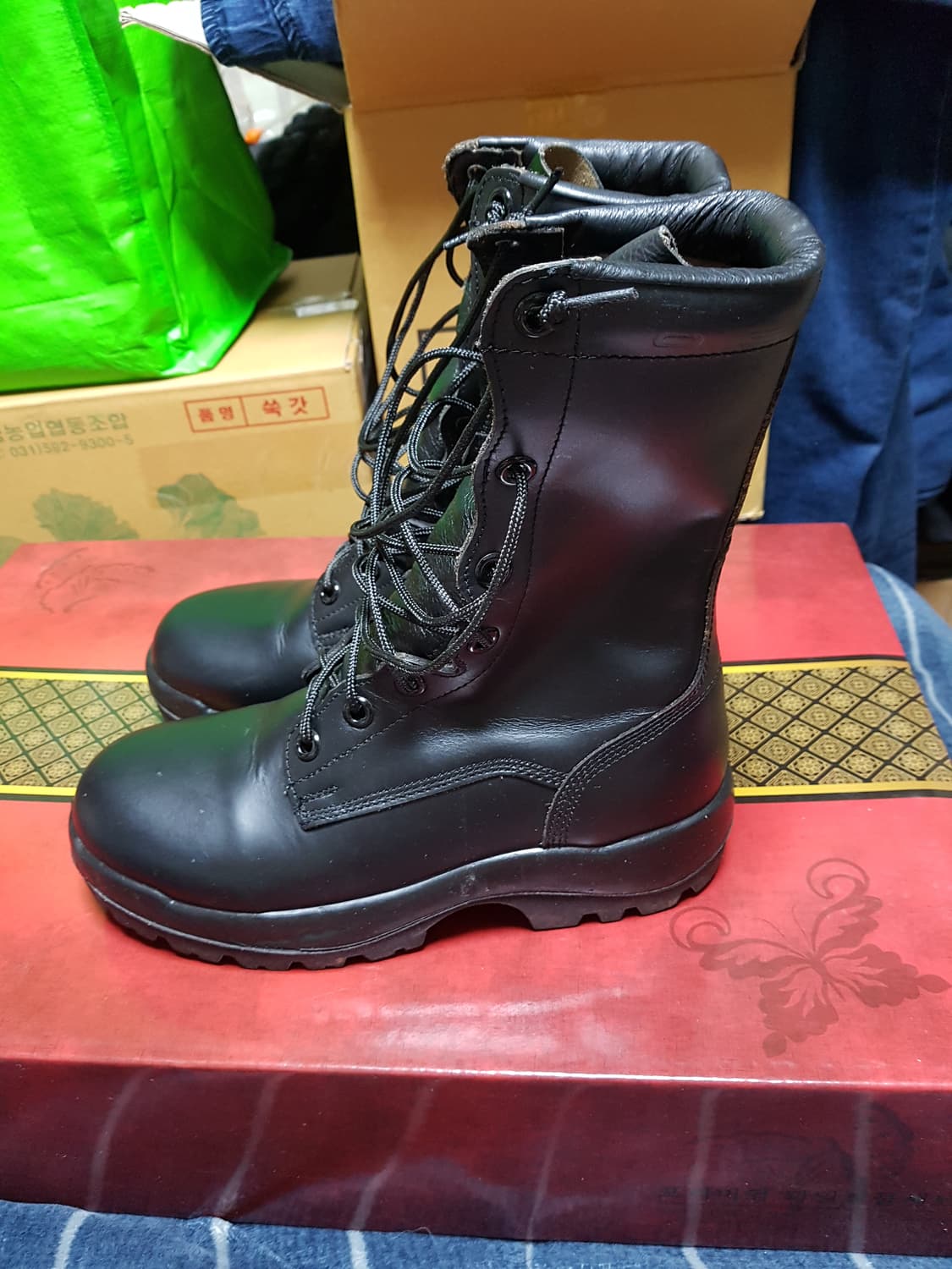 구형 경찰 보급 사출화 전투화 군화 255EE 판매 상품이미지2