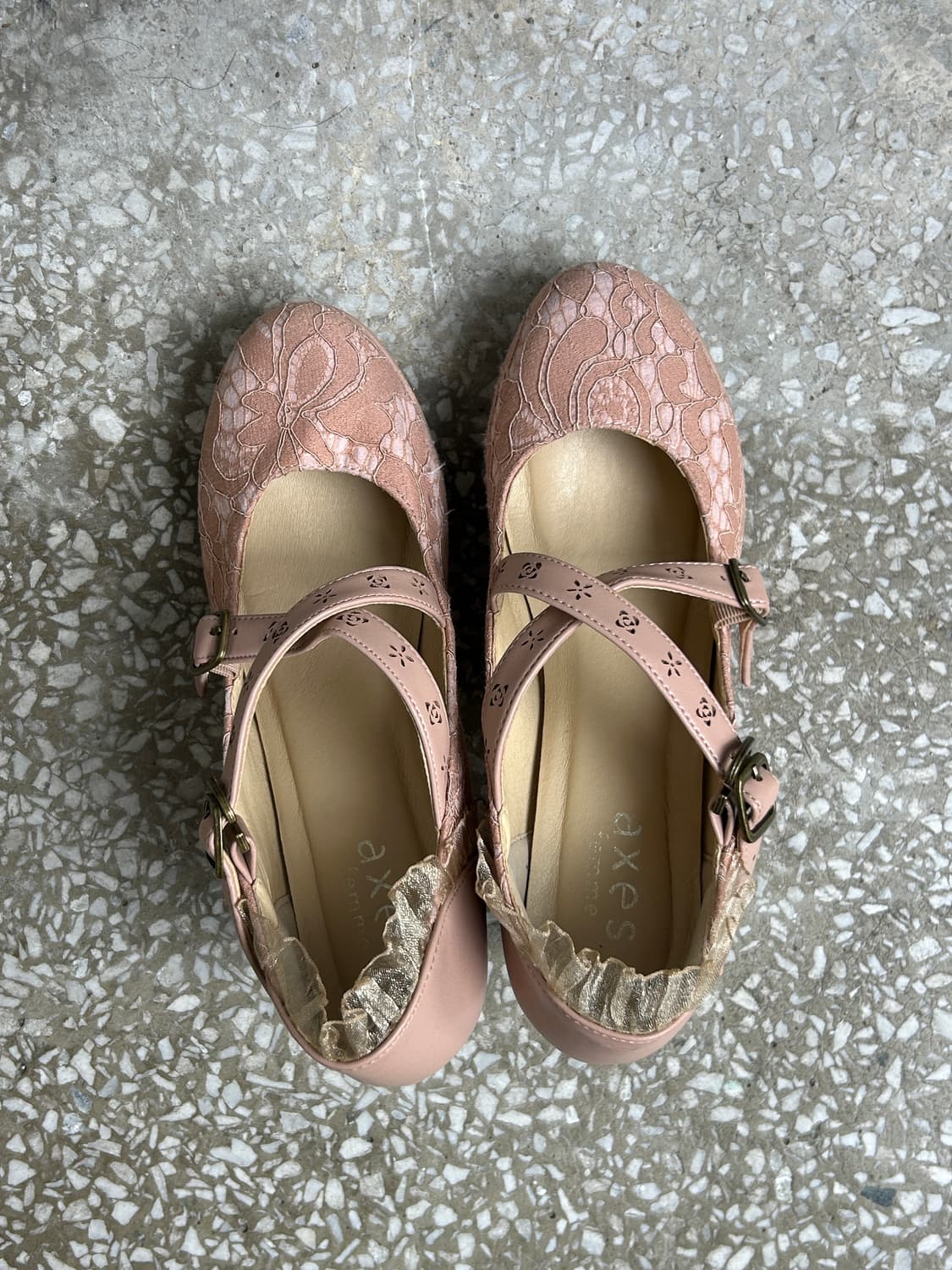 Axes femme 레이스 펌프스 상품이미지5