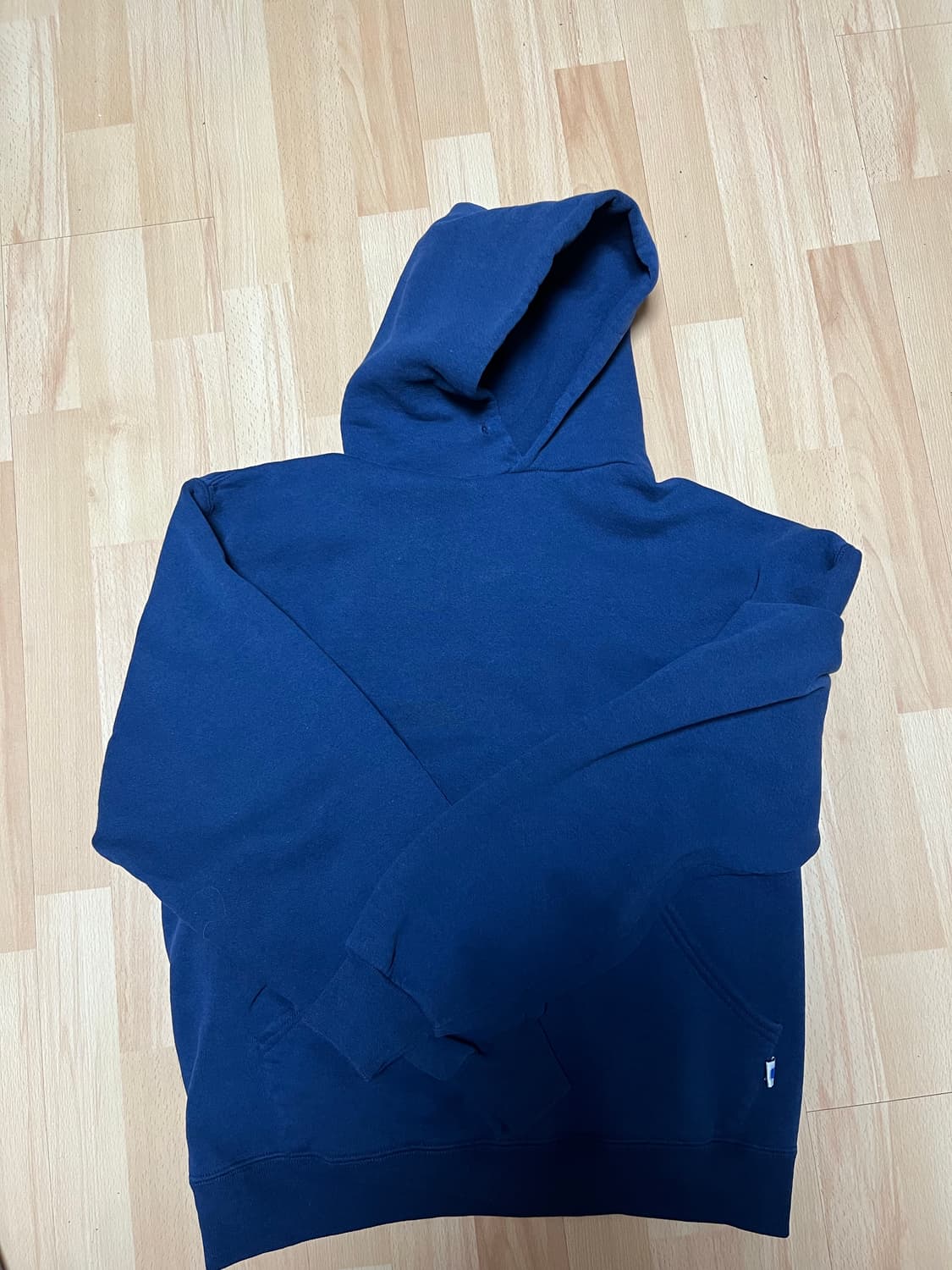 러셀애슬레틱 90s 빈티지 후드티 네이비 상품이미지1