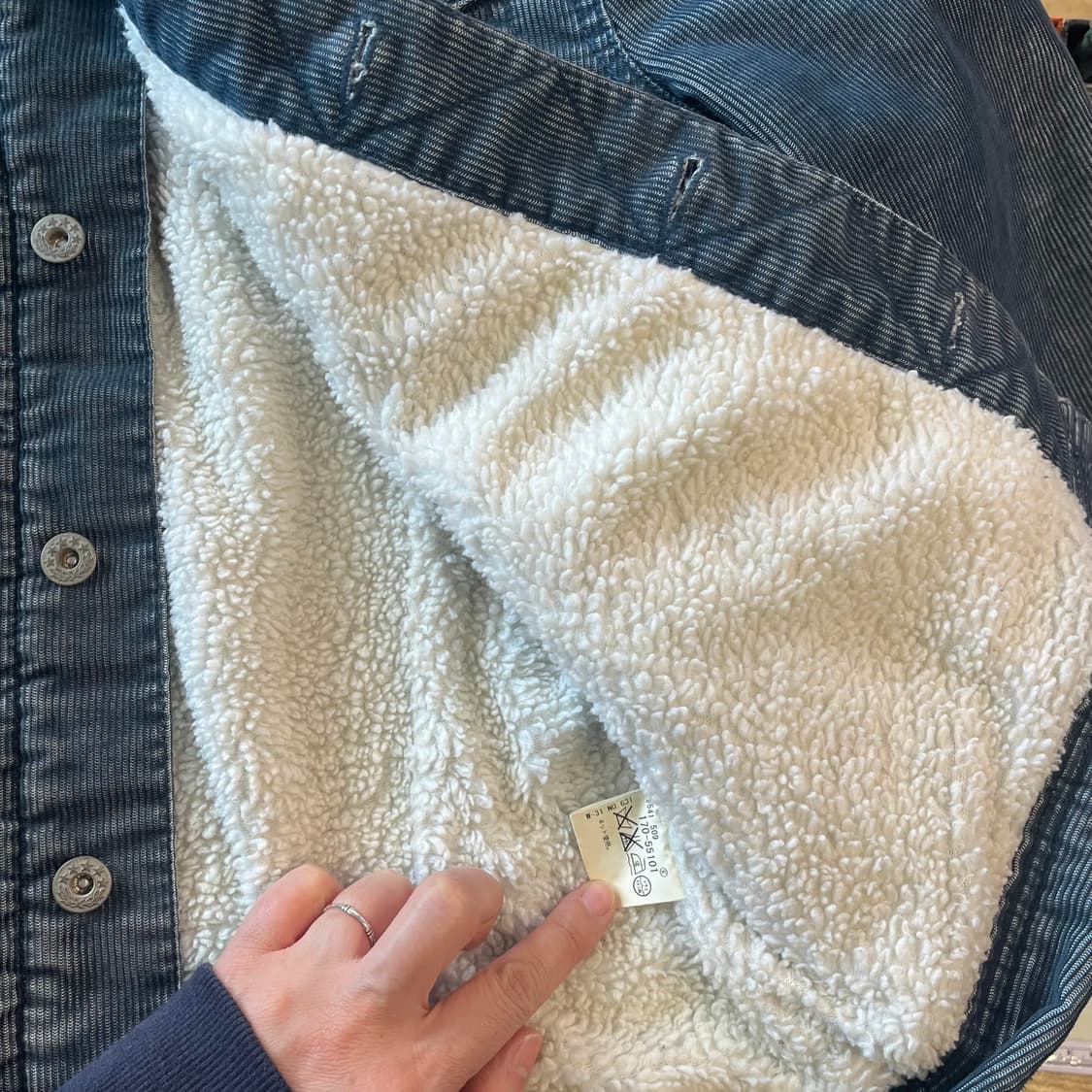 타케오 키쿠치 골덴 쉐르파 자켓 상품이미지5