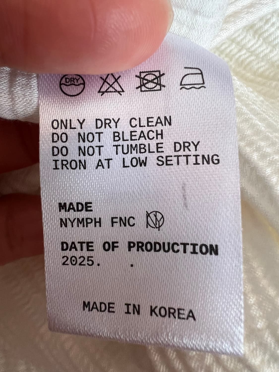 님프 NYMPH 여성 크림아이보리 스퀘어넥 자켓블라우스 상품이미지8