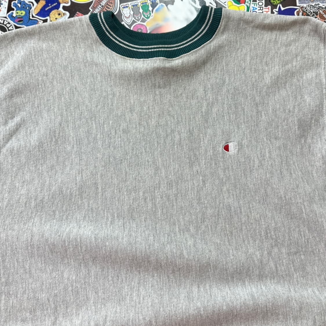 90s USA 챔피온 리버스위브 링거 스웻셔츠 XL 상품이미지3