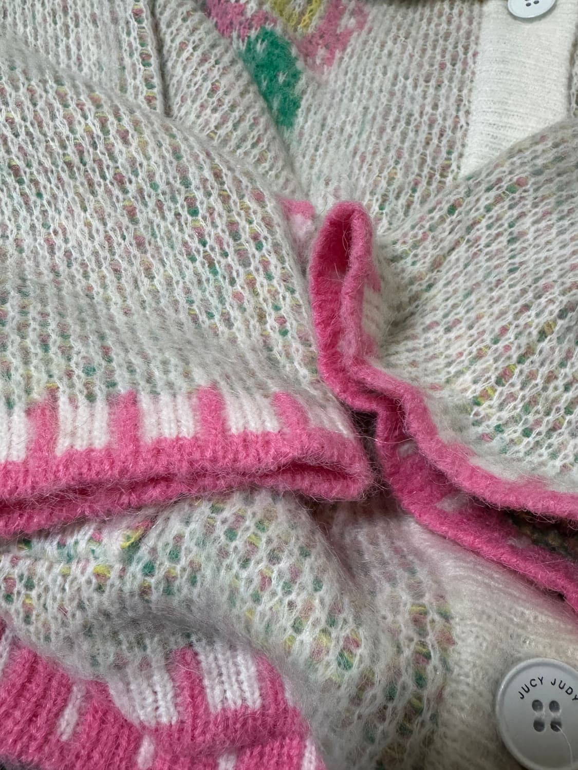 쥬시쥬디 쟈가드니트 가디건 상품이미지5