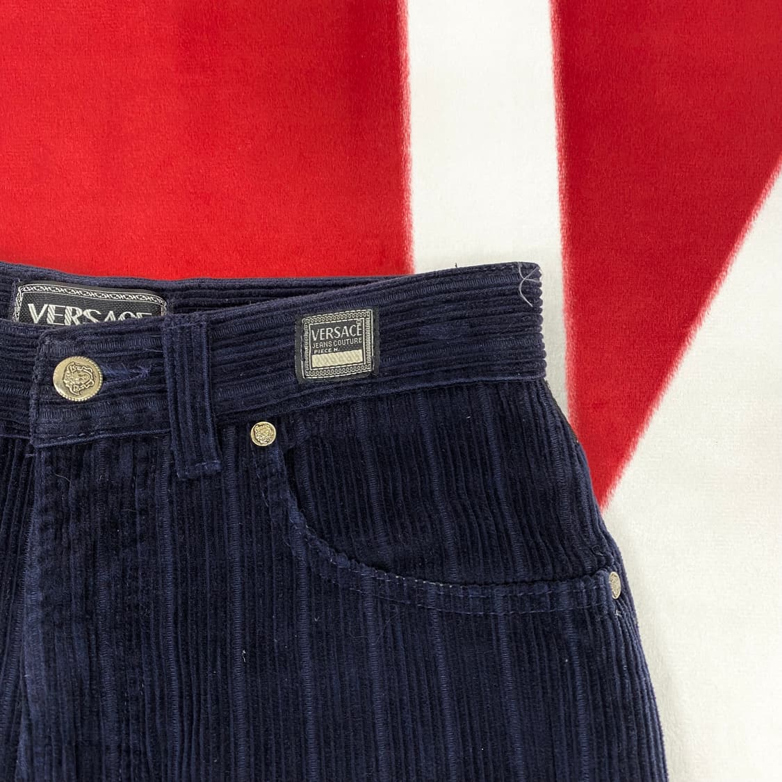 베르사체 코듀로이팬츠 30 상품이미지4