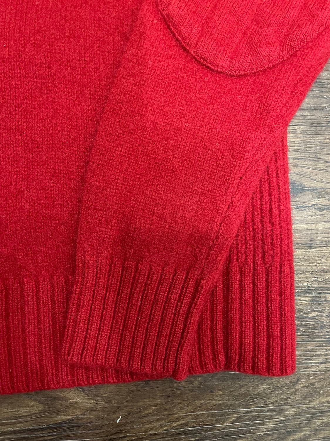 폴로 랄프로렌 여성 빅포니 램스울 집업 자켓 레드 상품이미지5