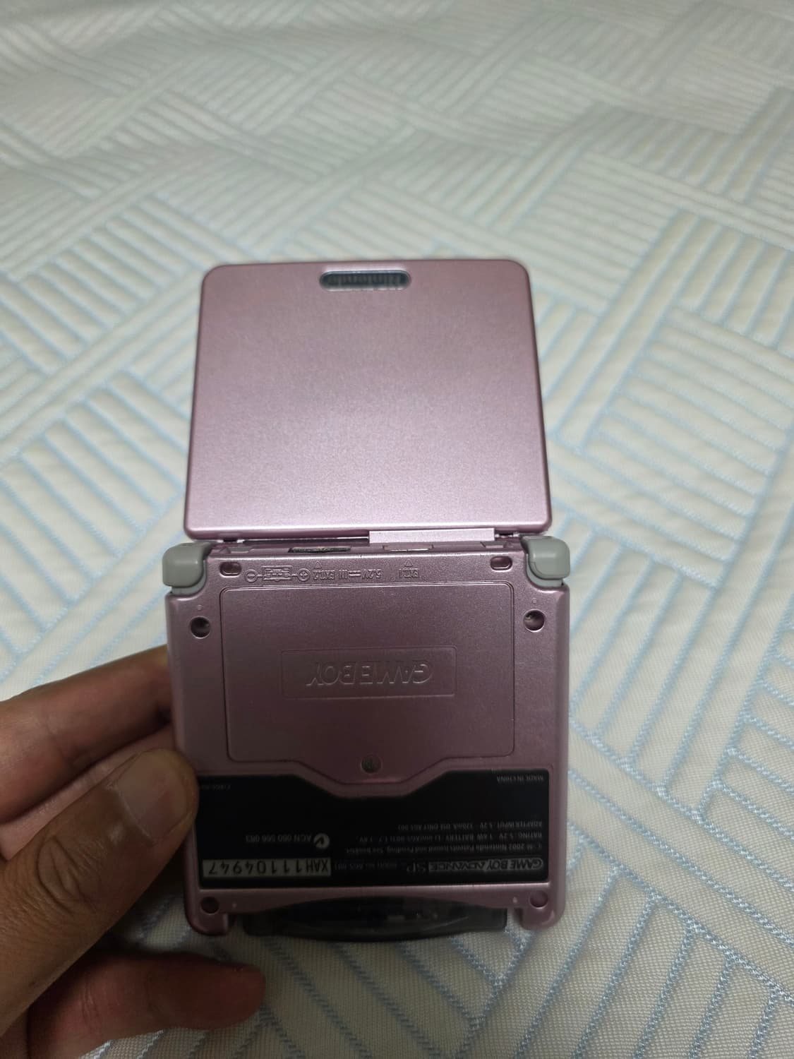 게임보이 어드밴스sp, gba sp 순정 백라이트 핑크 상품이미지2