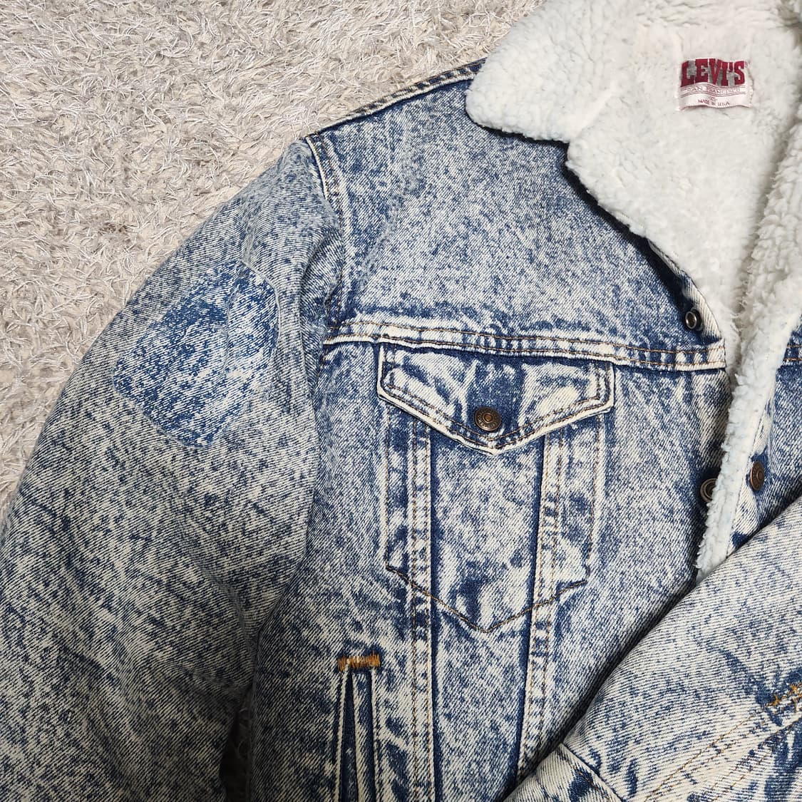 MADE IN USA 리바이스 쉐르파 자켓 상품이미지4