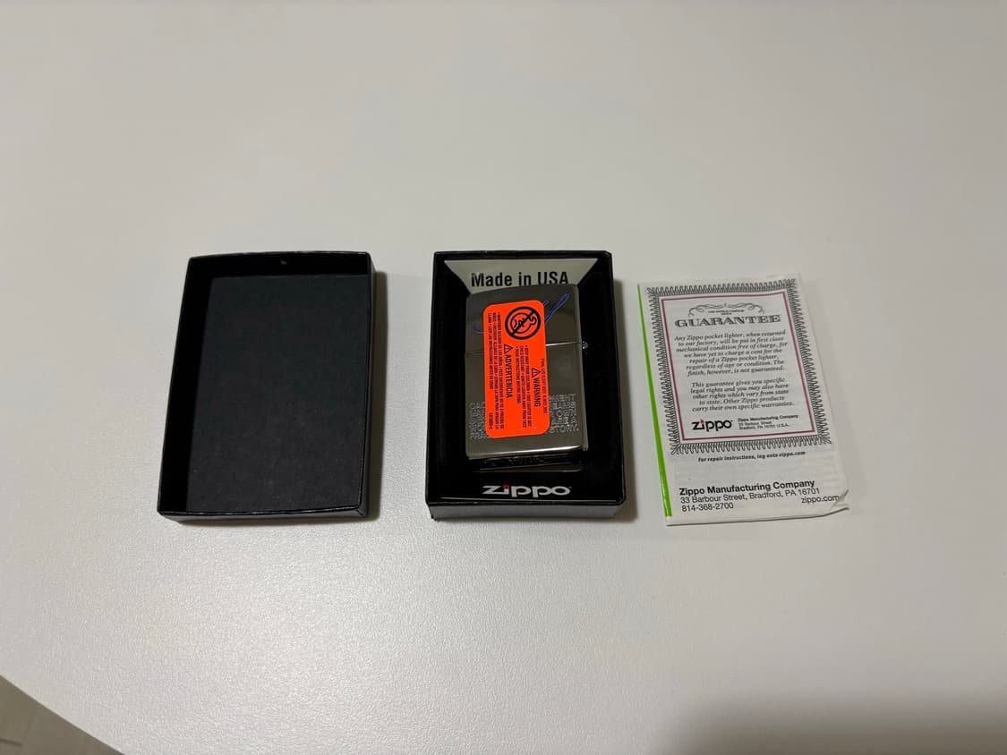 FRAGMENT X CACTUS JACK ZIPPO 상품이미지5