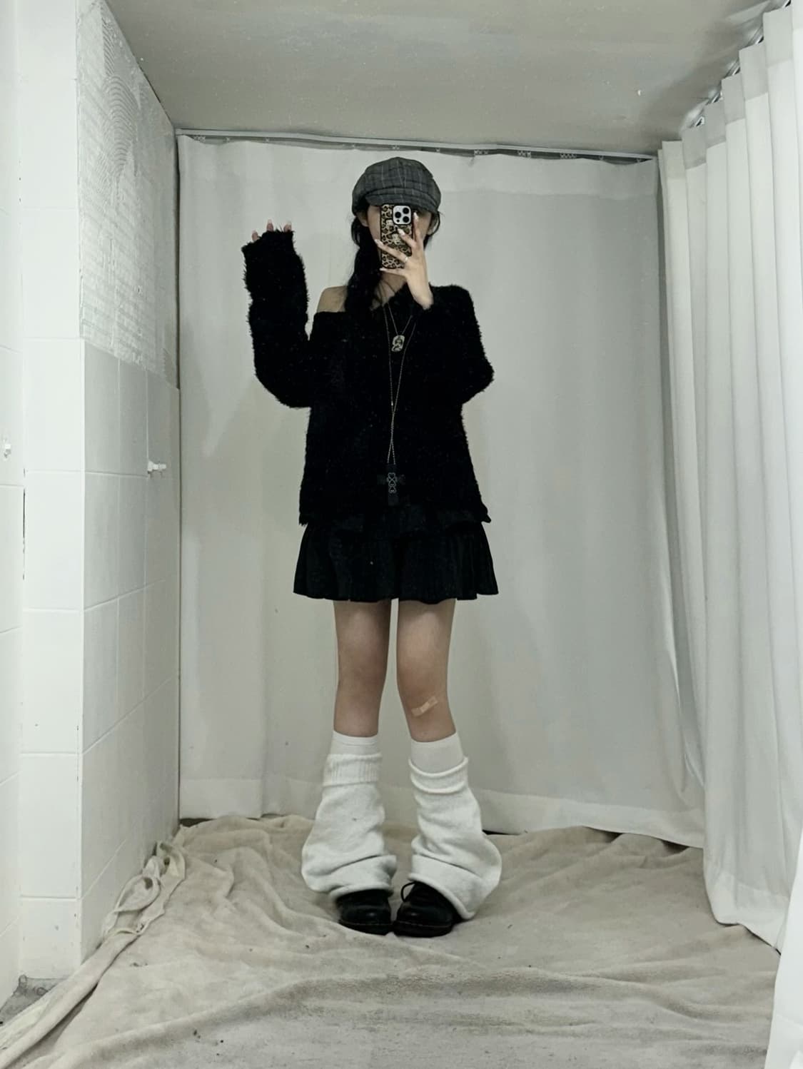 무채색 폭닥폭닥 러블리 니혼진 코디세트  상품이미지2