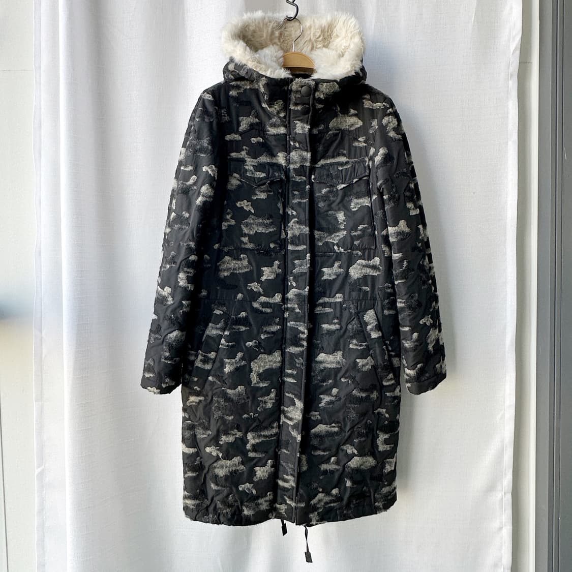 질샌더 네이비 Fall 2015 레디투웨어 컬렉션 퍼 후디 점퍼 36 상품이미지1