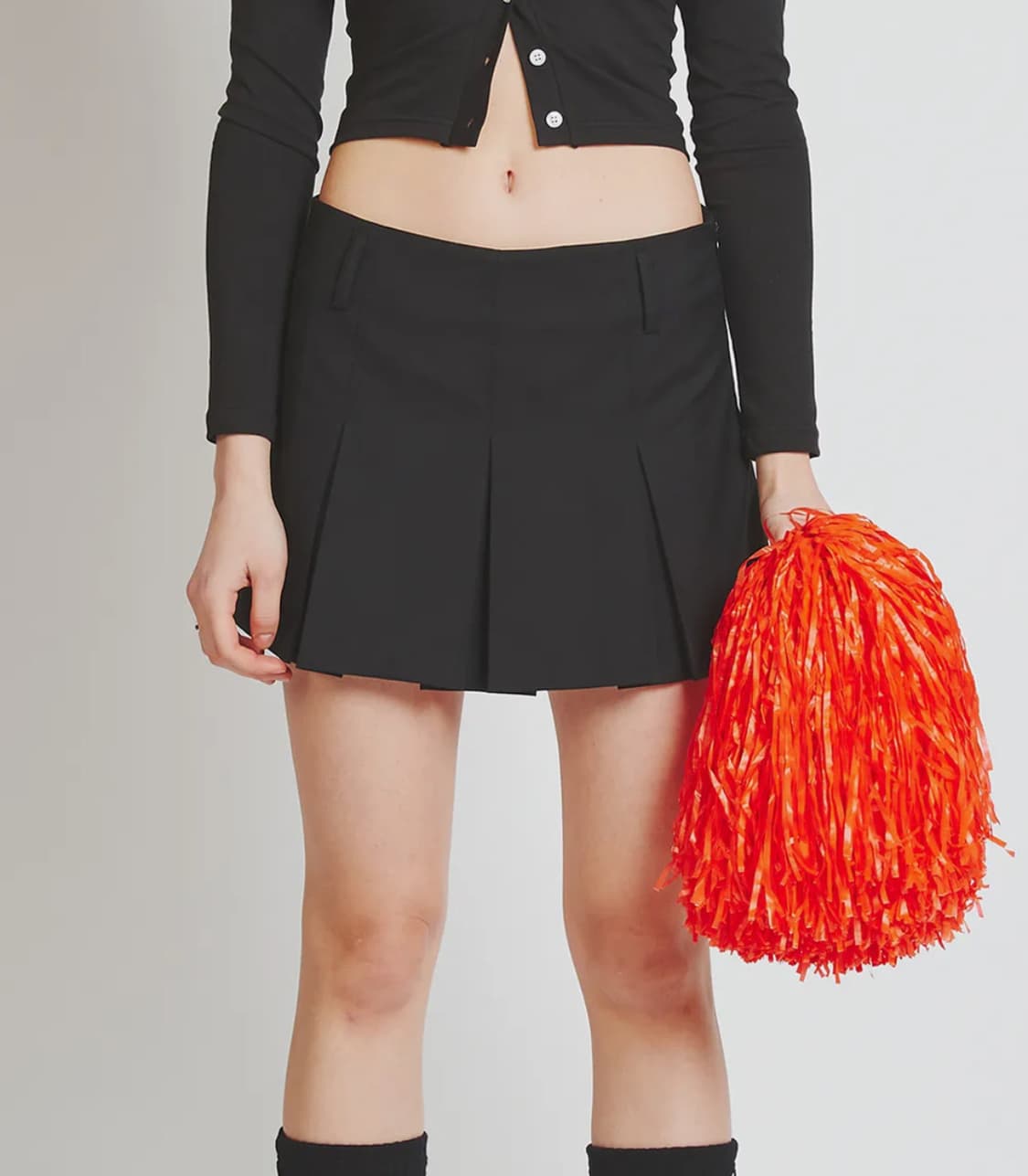 크랭크 플리츠 스커트 상품이미지1