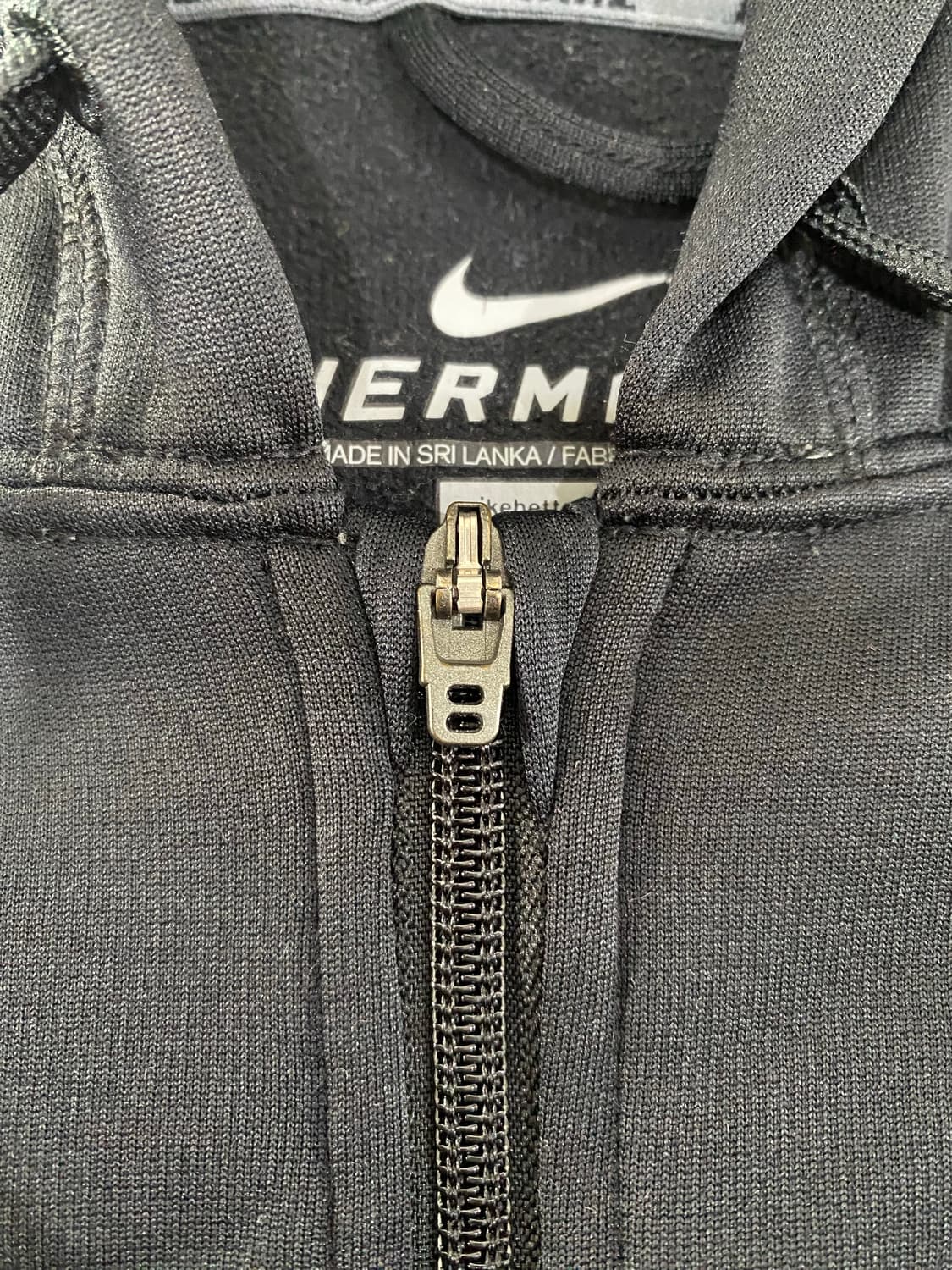 나이키 검정색 후드집업 THERMA-FIT (L) 상품이미지6