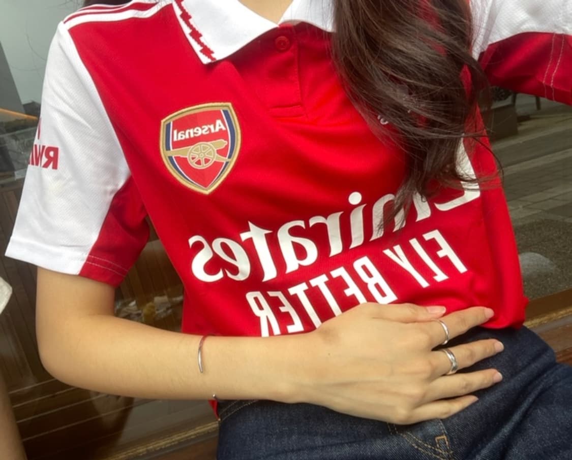 [S급] 블록코어 강추❗️ 아디다스 레드 롱슬리브 티셔츠 M 상품이미지3