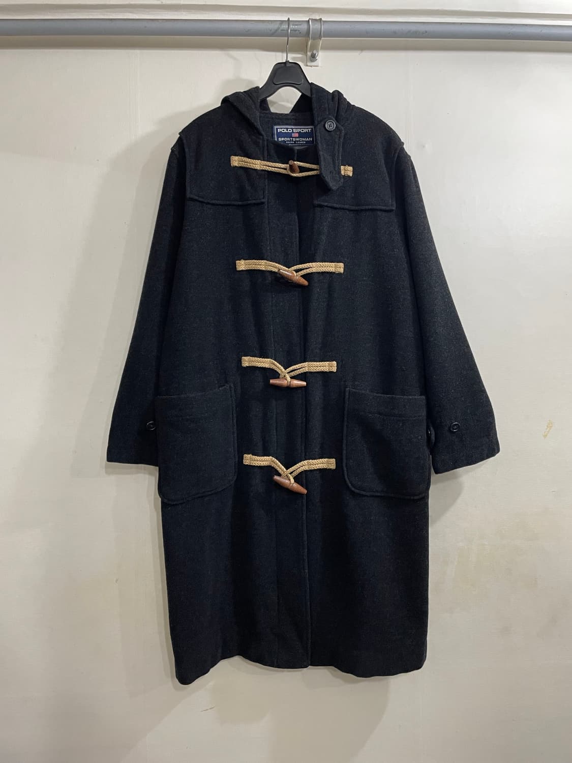 폴로 스포츠 랄프로렌 더플 코트 챠콜 상품이미지1