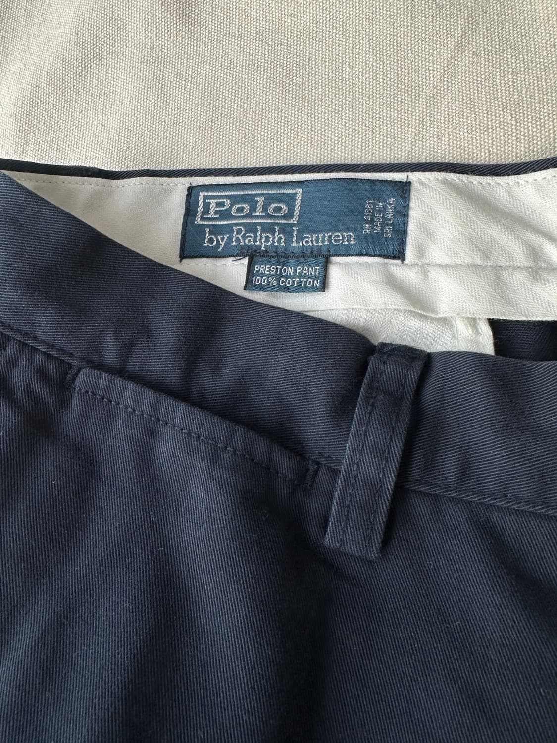 폴로 치노팬츠 네이비 33 상품이미지5