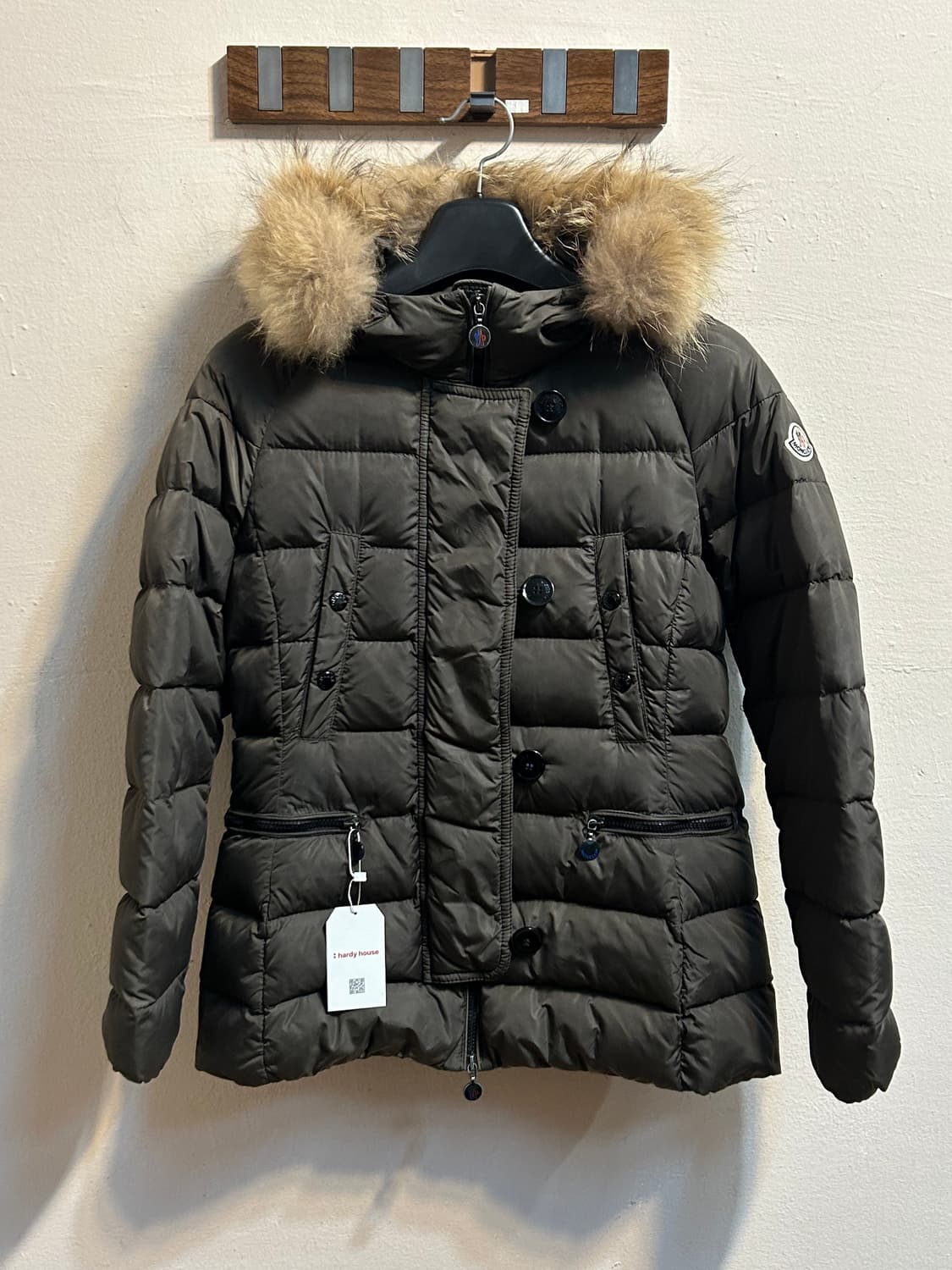 몽클레어 라쿤 퍼 다운 롱 패 상품이미지1