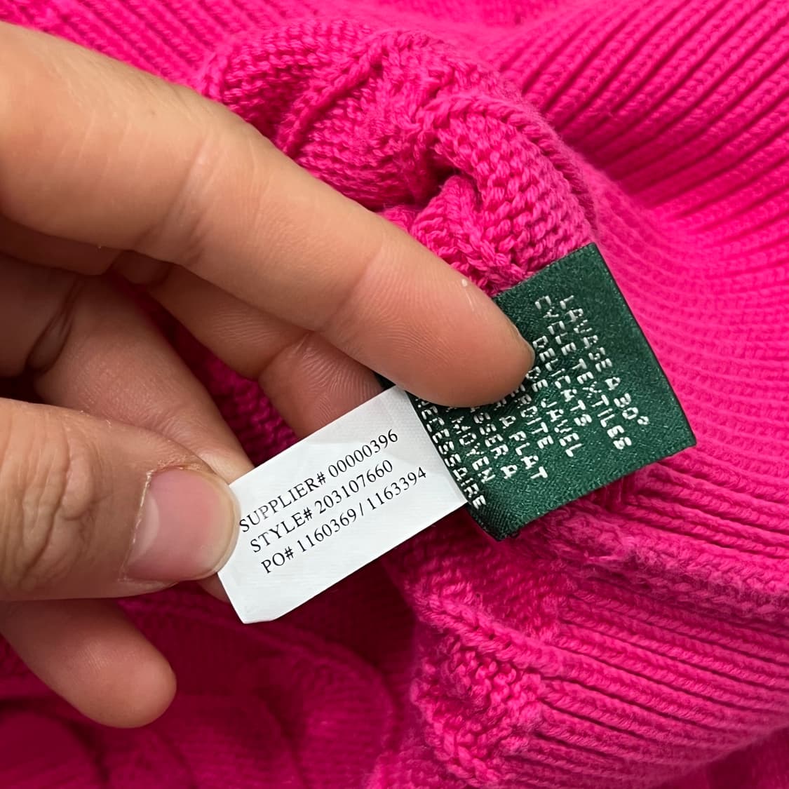 [우먼90] 로렌 랄프로렌 니트집업 상품이미지4