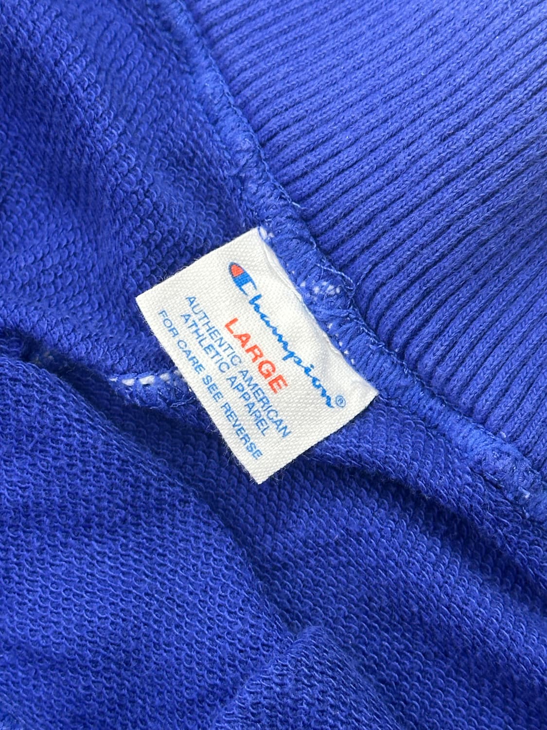 챔피온 Y2K 스트릿 프린팅 레트로 5부 힙합 블루 면 반바지 상품이미지5