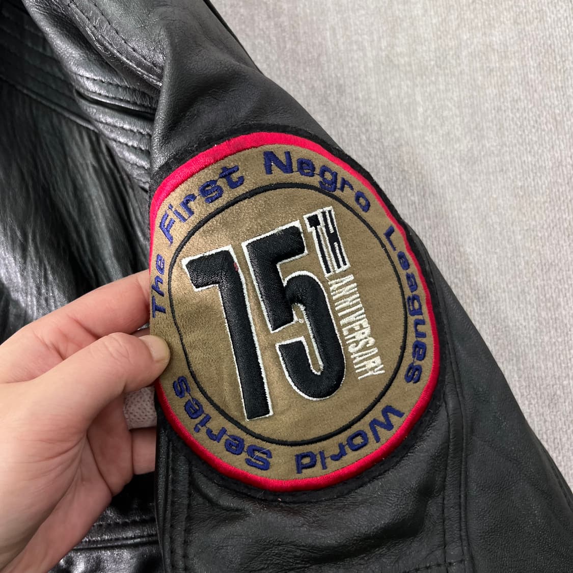 100 아메리칸 빈티지 90s 투웨이 퍼카라 가죽 자켓  상품이미지5