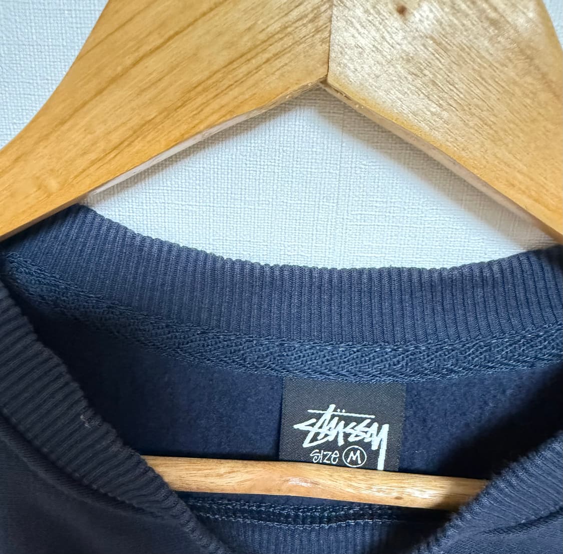 스투시 맨투맨 네이비 m 상품이미지3