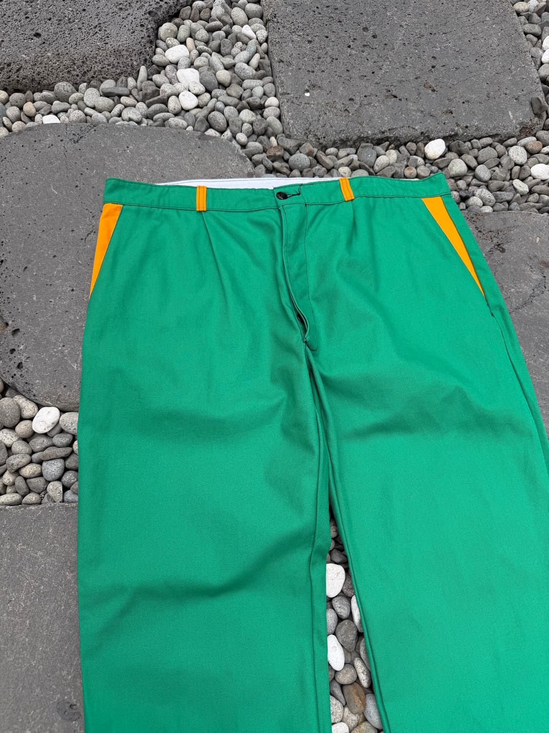80s VINTAGE USIFOR GREEN FRENCH 프렌치워크팬츠 상품이미지5