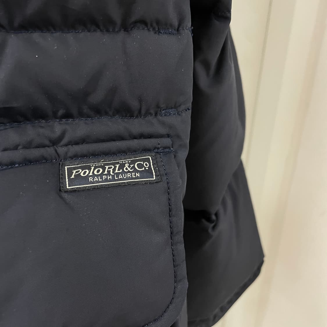폴로 랄프로렌 네이비 패딩 L 상품이미지4