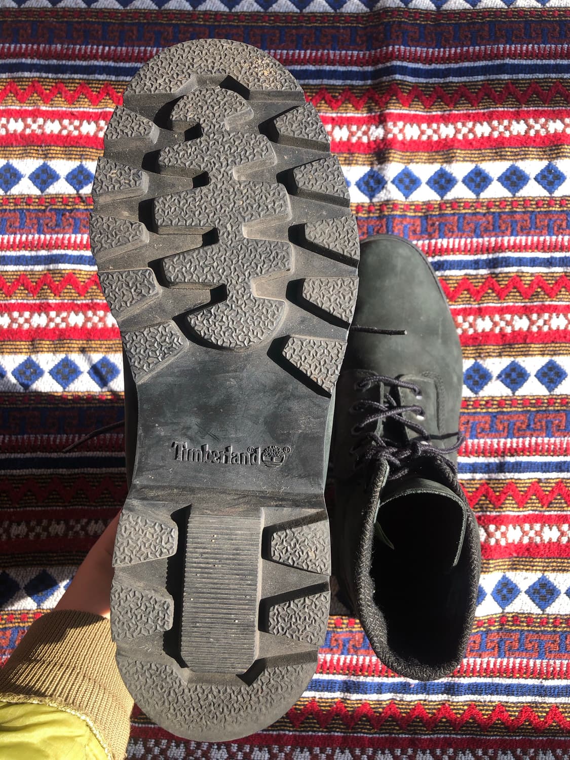 팀버랜드 6인치 블랙 부츠 270 상품이미지6