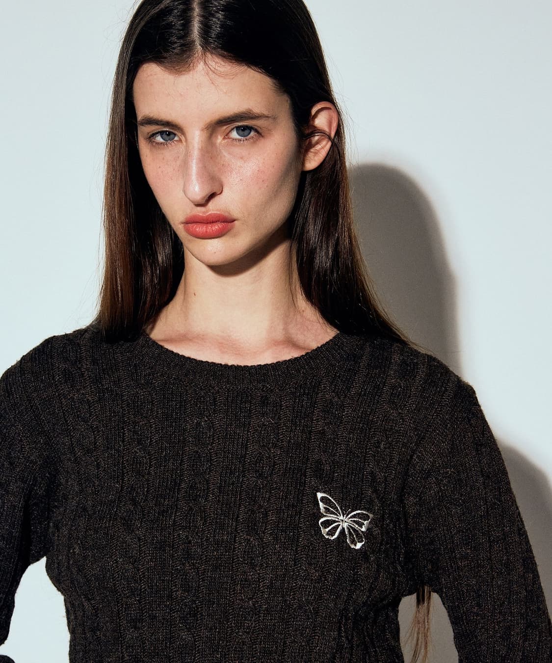 닉앤니콜 NICK&NICOLE Cashmere Crew Neck Knit 상품이미지3