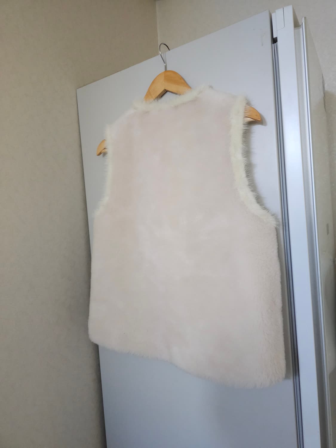 밍크트리밍 양모 조끼 상품이미지5