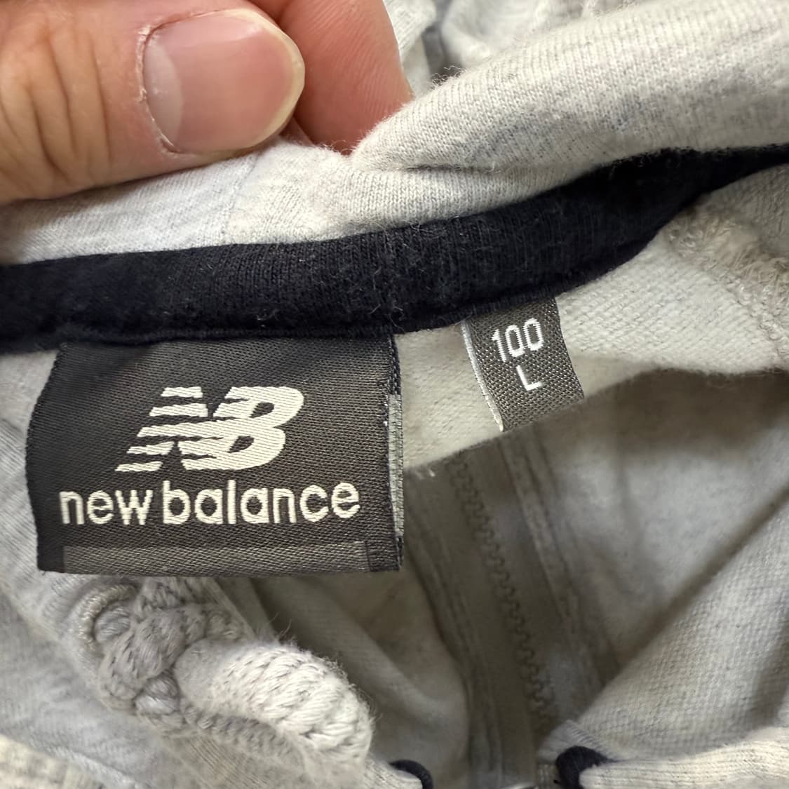 [L] 뉴발란스 에센셜 후드집업 0119T1 상품이미지3