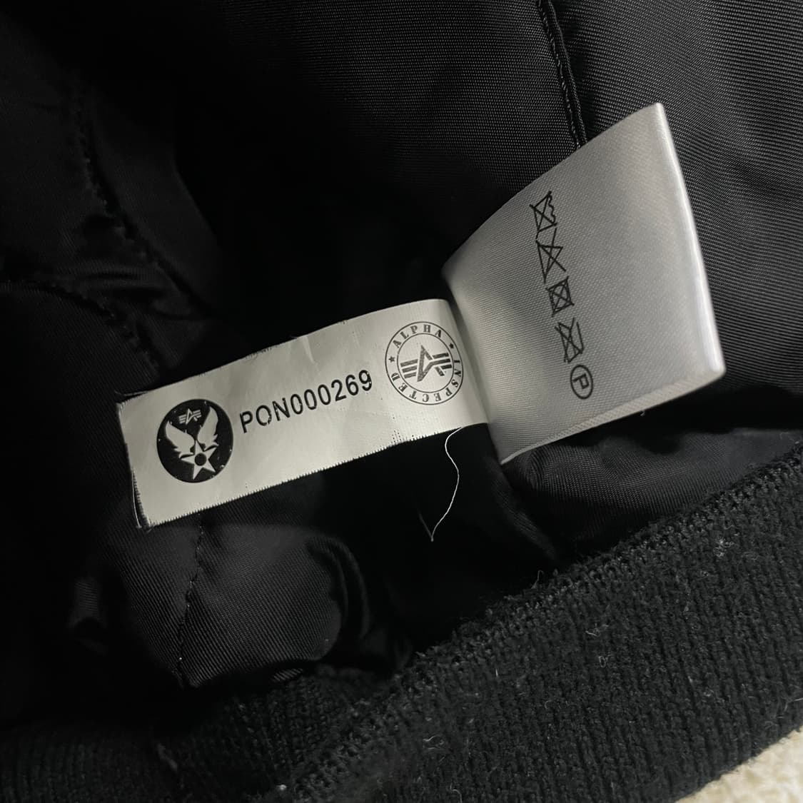 알파인더스트리 CWU45/P 플라이트 항공 점퍼 블랙 상품이미지5