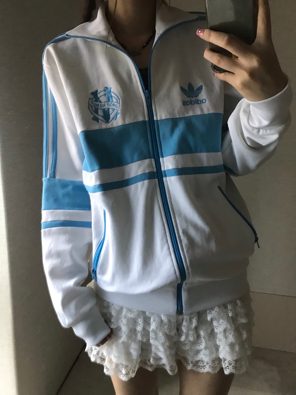 아디다스 00s 흰하 져지 상품이미지3