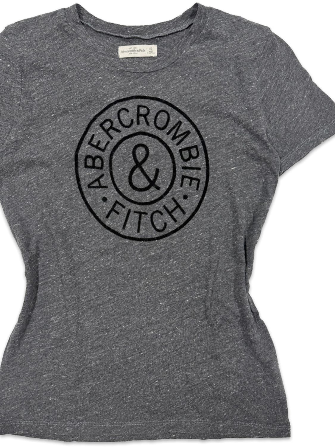 빈티지 아베크롬비 그레이 로고 반팔티 상품이미지2