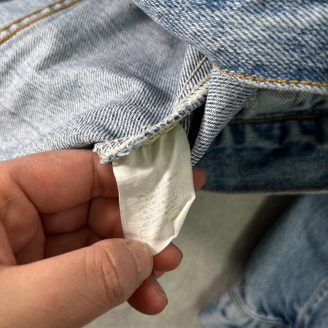 100 리바이스 90s 70507-0389 데님 트러커 자켓 상품이미지4