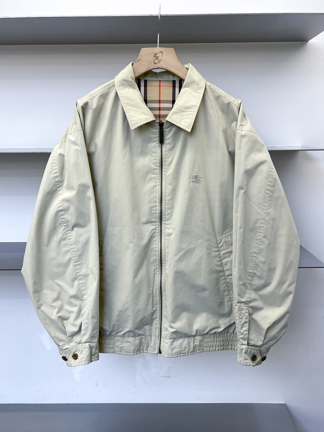 버버리 90s 리버시블 노바 체크 자켓 상품이미지6