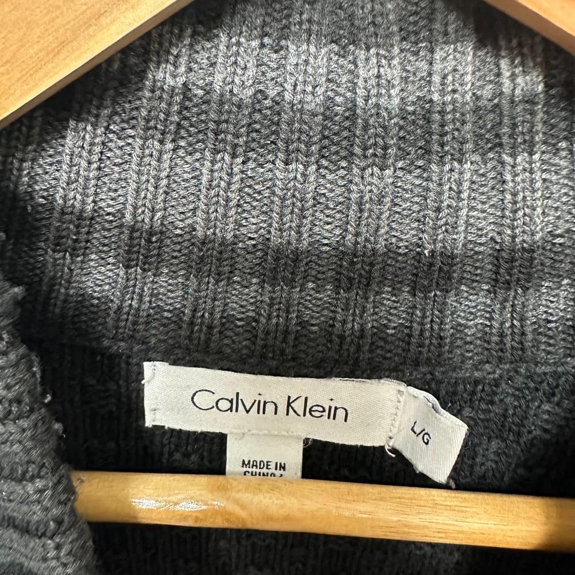 켈빈클라인 ck 니트집업 가디건 상품이미지3