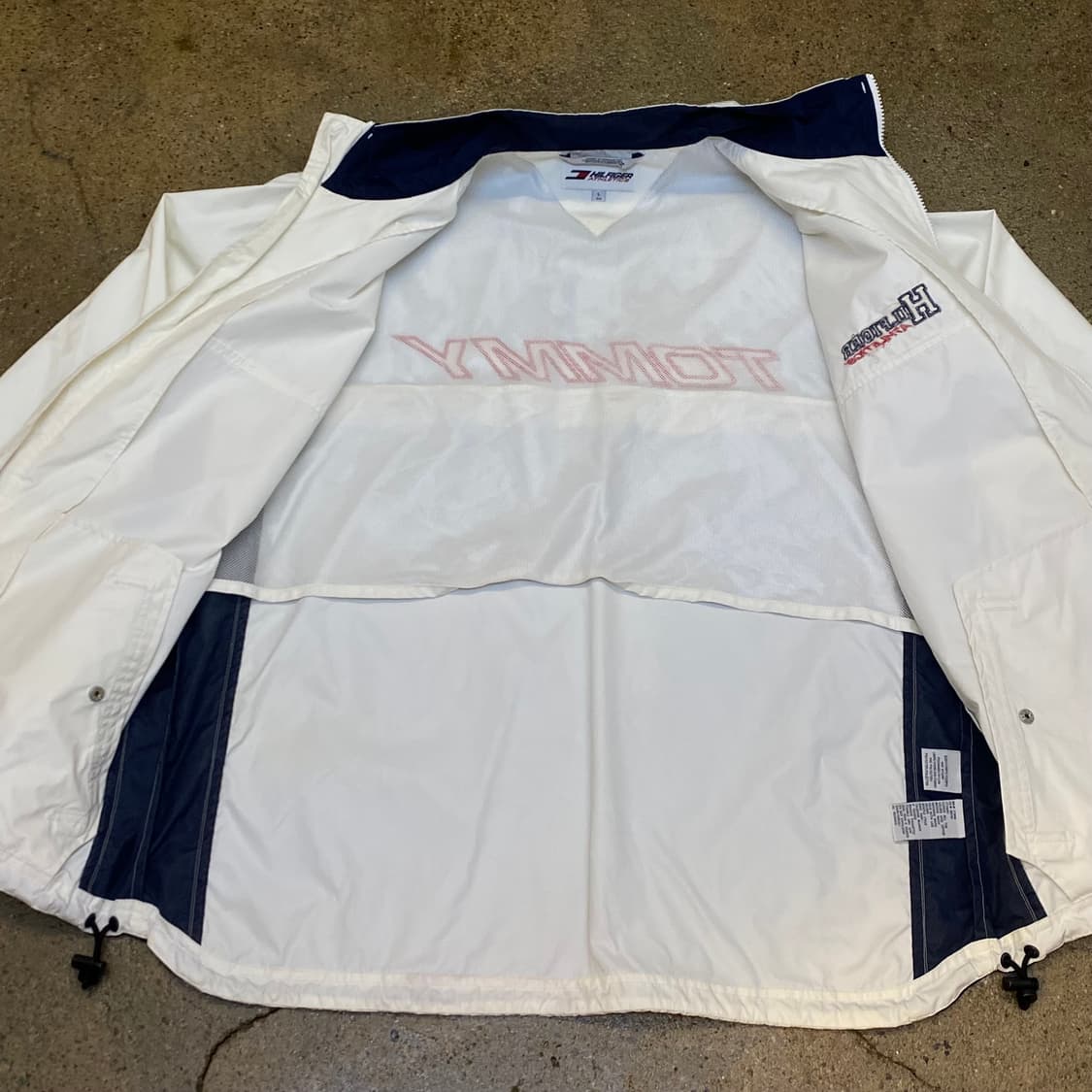 90s USA 미국 빈티지 타미힐피거 바람막이 자켓 상품이미지5