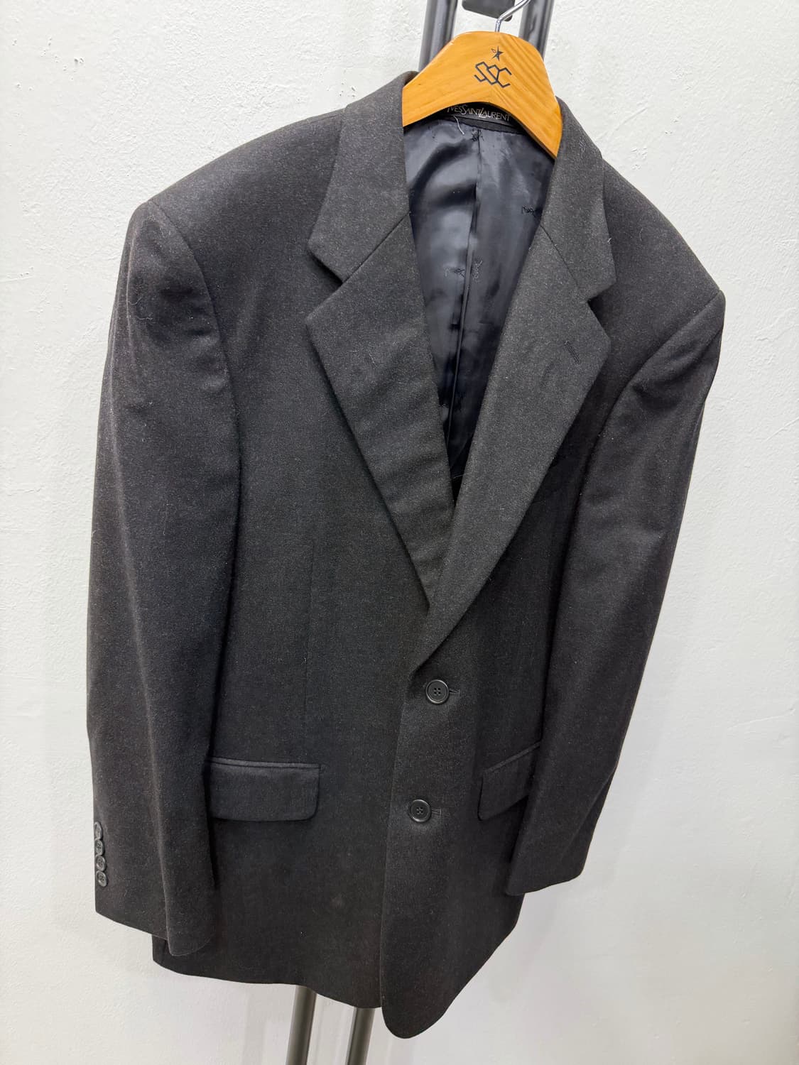 정품) 입생로랑 제냐원단 더블 버튼 자켓 100 상품이미지2