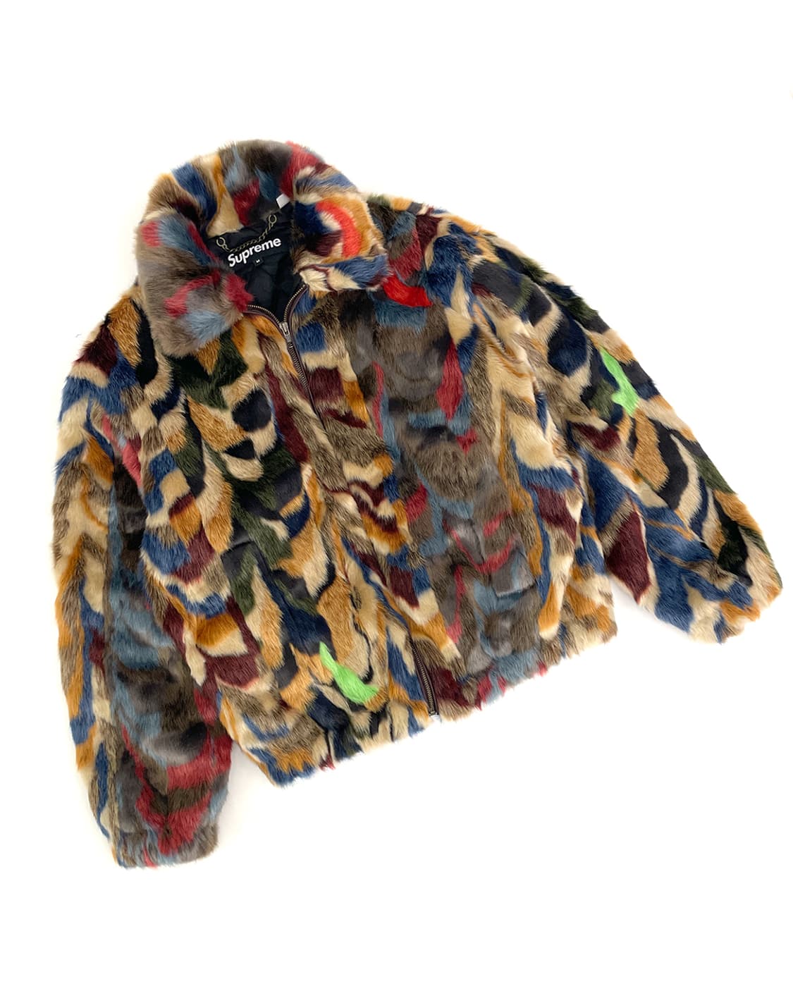 21FW 슈프림 멀티 폭스 퍼 자켓21FW 슈프림 멀티 인조 퍼 자켓 M 상품이미지5