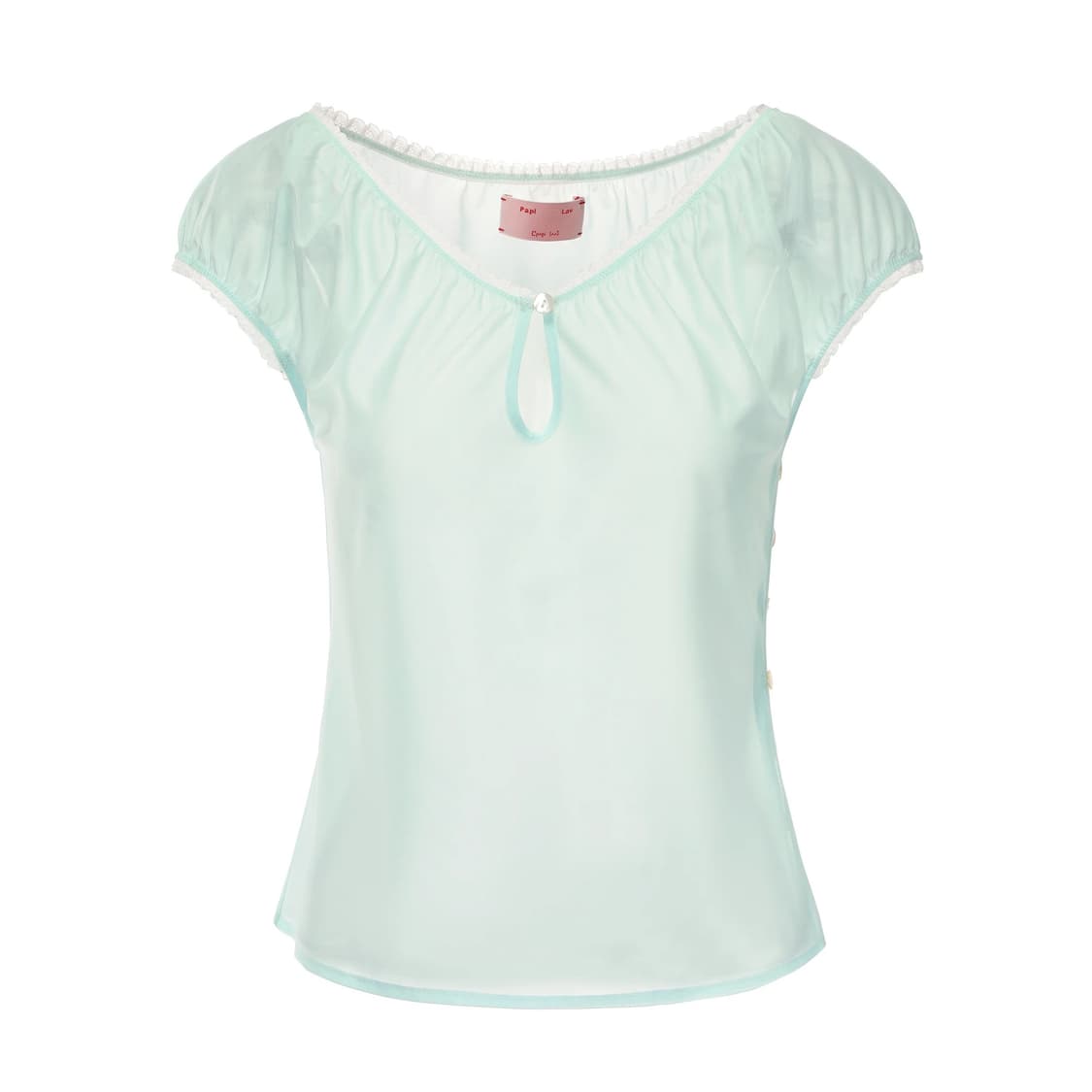 Papi lav MINT GREEN BLUSHY TOP 상품이미지1