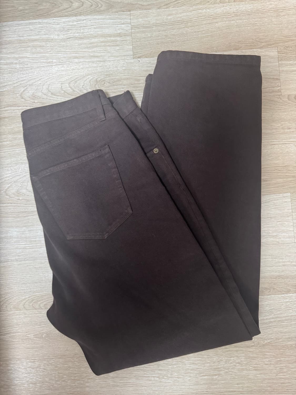 NOAH 노아시티하우스 브러시드 플리츠 진 퍼지 32사이즈 상품이미지1