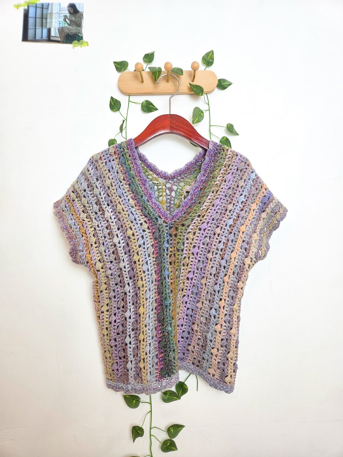 에스닉 니트 조끼 상품이미지1