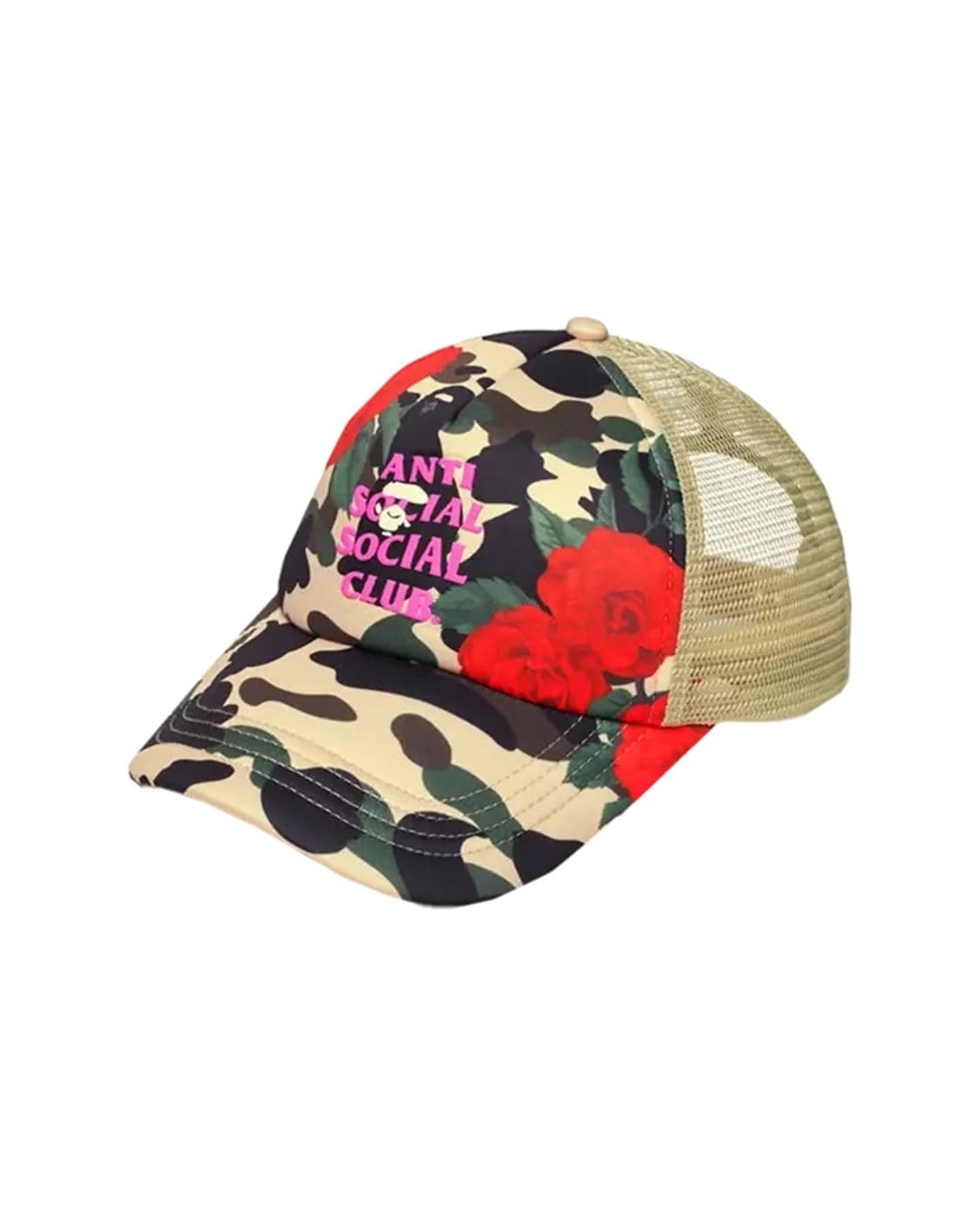 새상품) 베이프 안티소셜 클럽 메쉬캡 탄 상품이미지2