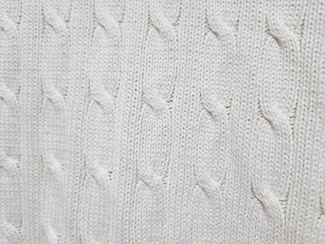 키즈 주니어 청소년 학생 여성 폴로 두산 케이블 꽈배기 라운드 긴팔 니트 상품이미지4