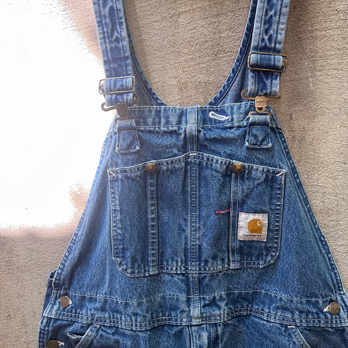 칼하트 오버롤 미드블루 상품이미지2