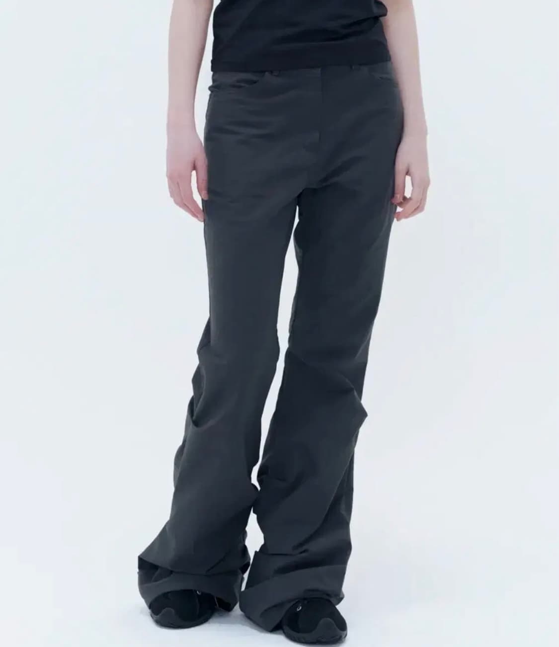 미세키 서울 Cotton shirring bootscut pants 상품이미지1