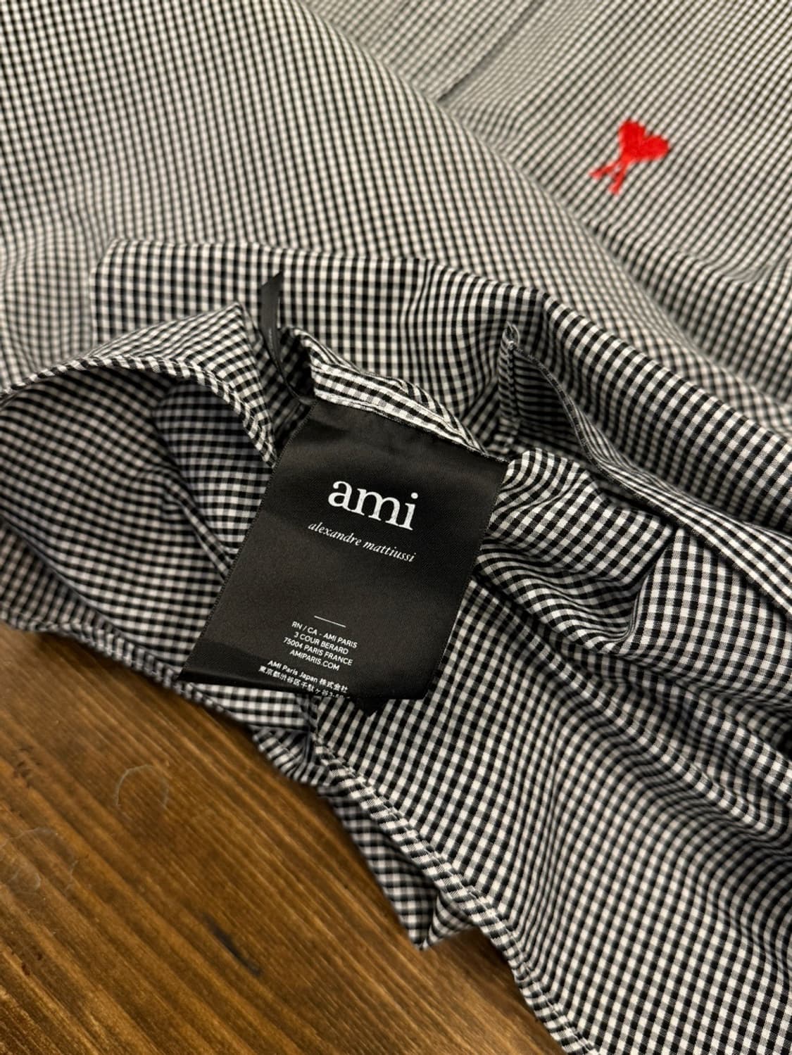 아미 버튼다운셔츠 남성95-100 상품이미지8